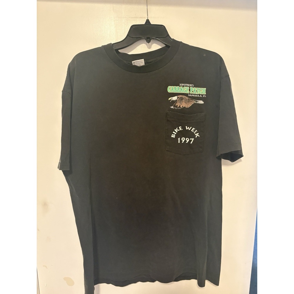 Vintage 1997 Bike Week Slaw Wrestling T-shirt Size XL